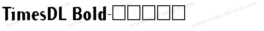 TimesDL Bold字体转换